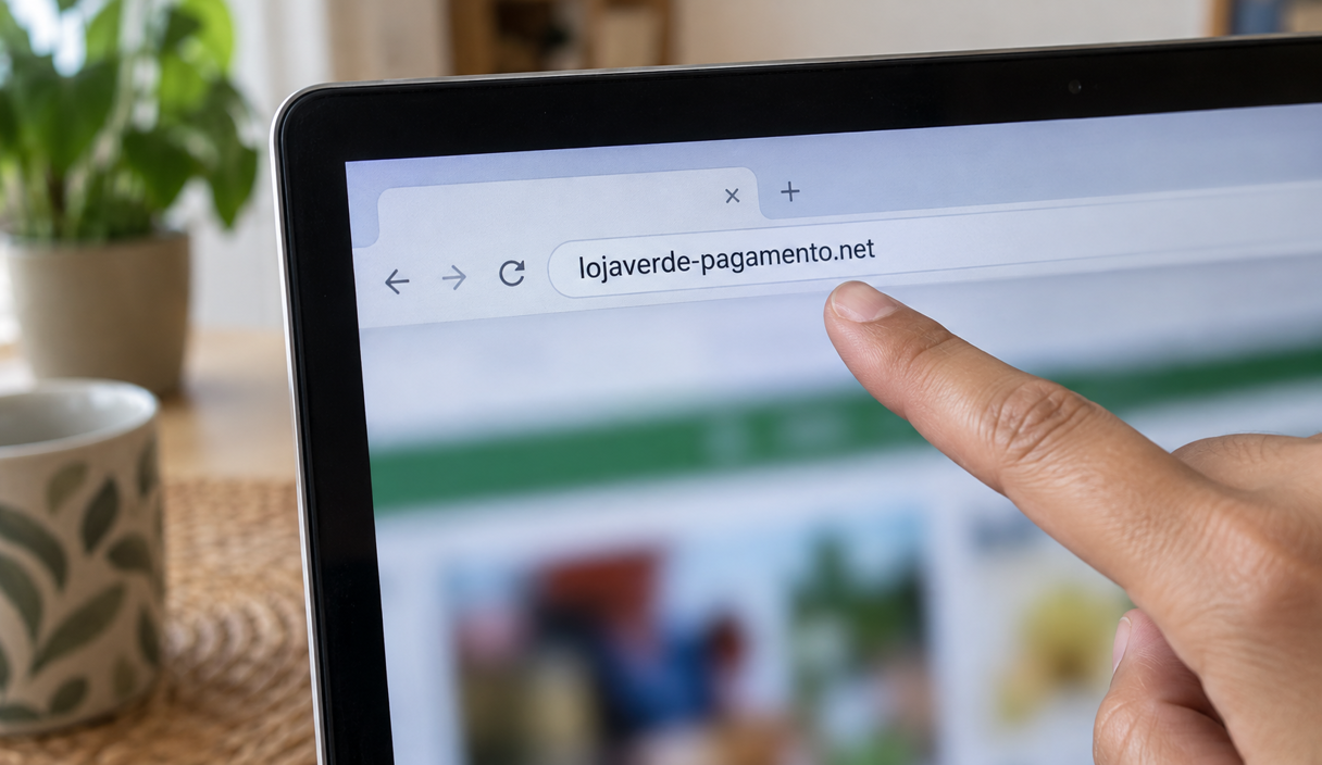 Imagem editorial do artigo Como identificar site falso antes de comprar.