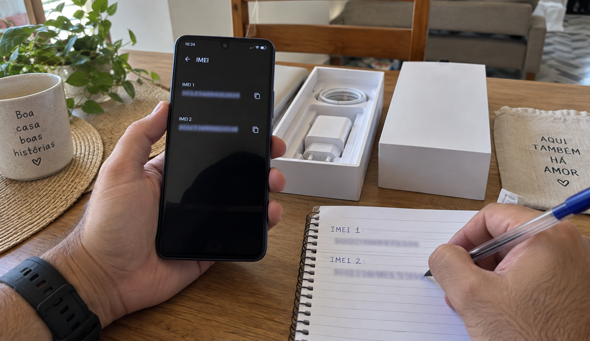 Imagem editorial do artigo Como saber o IMEI do celular e quando usar esse número